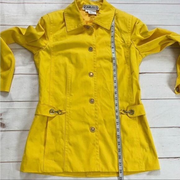 Carlisle Yellow Trench Jacket  - Picture 8 of 12